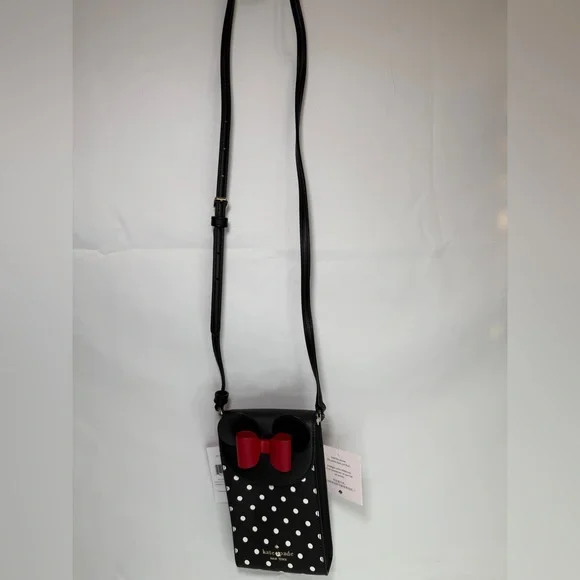Disney X Kate Spade New York Minnie Mouse North South Flap Phone Crossbody - Picture 6 of 8